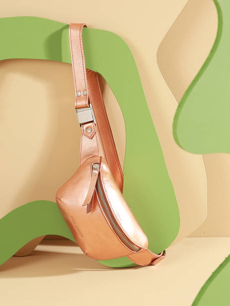 Leather Xs La Banane Belt Bag Paul marius Pink vintage BANANEXS other view 5