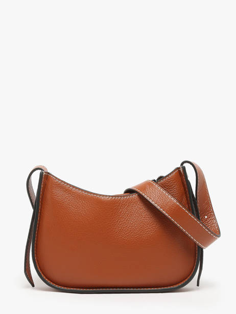 Shoulder Bag Foudre Leather Etrier Brown foudre EFOD089S other view 4