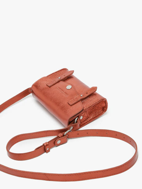 Leather Mini Indispensable Ginger Crossbody Bag Paul marius Brown ginger MINIGIN other view 2