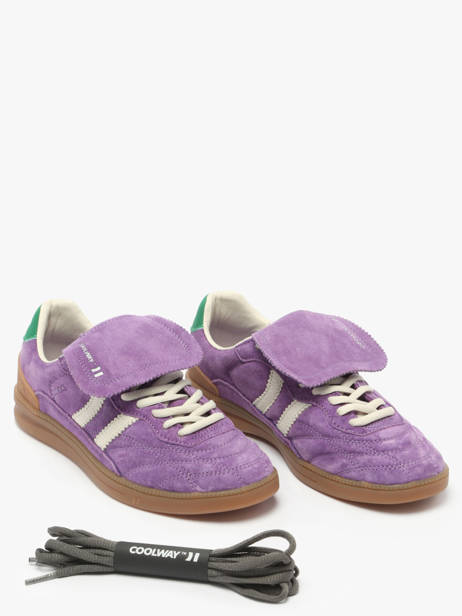 Sneakers Becks X En Cuir Coolway Violet accessoires 7603185 vue secondaire 2