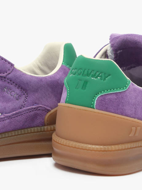 Sneakers Becks X En Cuir Coolway Violet accessoires 7603185 vue secondaire 3