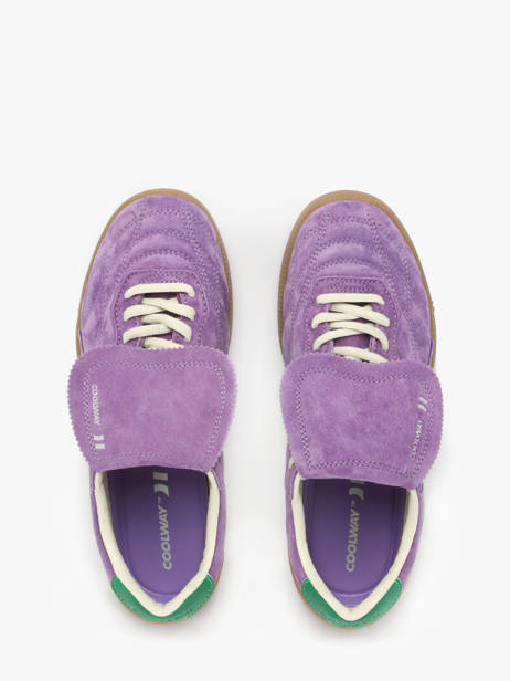 Sneakers Becks X En Cuir Coolway Violet accessoires 7603185 vue secondaire 4