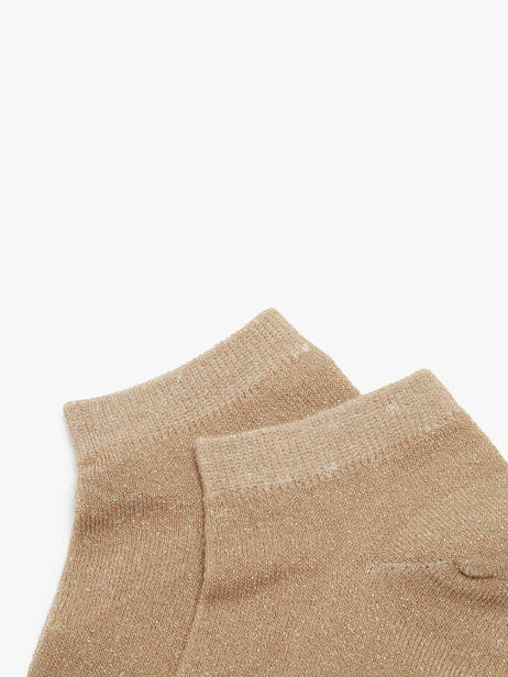Socks Pieces Beige socks women 17120149 other view 1
