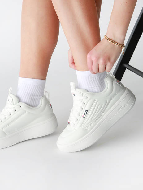 Sneakers Super Bubble Fila Blanc accessoires FFW0536 vue secondaire 1