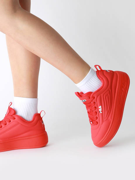 Sneakers Super Bubble Fila Rouge accessoires FFW0536 vue secondaire 1
