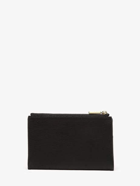 Wallet Leather Mila louise Black vintage 3760CX other view 2