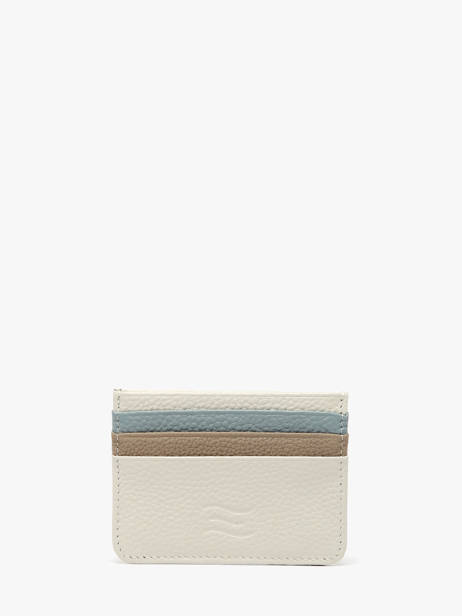 Card Holder Leather Crinkles White caviar 14320C