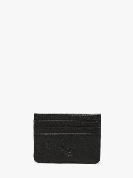 Card Holder Leather Crinkles Black caviar 14320