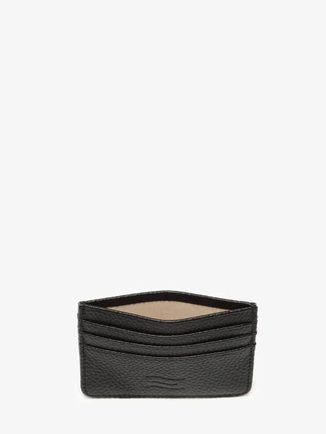 Card Holder Leather Crinkles Black caviar 14320 other view 1