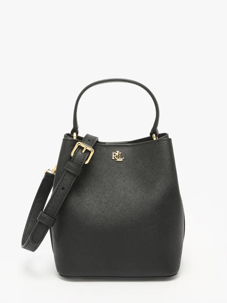 Sac Bandoulière Reese Cuir Lauren ralph lauren Noir reese 31977411