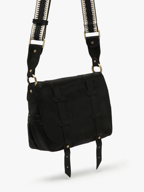 Shoulder Bag Vintage Leather Mila louise Black vintage 30172X other view 2