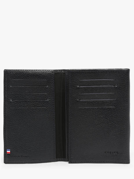 Leather Madras Card Holder Etrier Blue madras EMAD024 other view 1