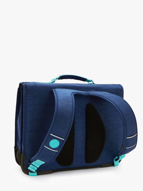2-compartment Satchel Kipling Blue back to school K12074 other view 4