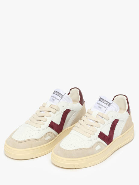 Sneakers En Cuir Victoria Blanc women 1257136 vue secondaire 1