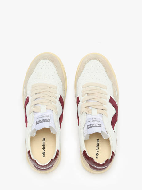 Sneakers En Cuir Victoria Blanc women 1257136 vue secondaire 3