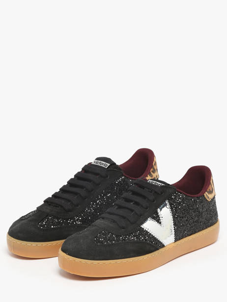 Sneakers En Cuir Victoria Noir women 1126223 vue secondaire 1