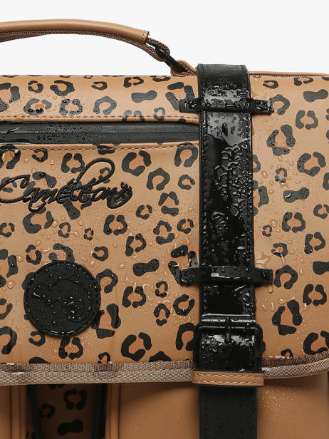 Sac à Dos Vintage North 2 Compartiments Cameleon Marron vintage north SD39 vue secondaire 6