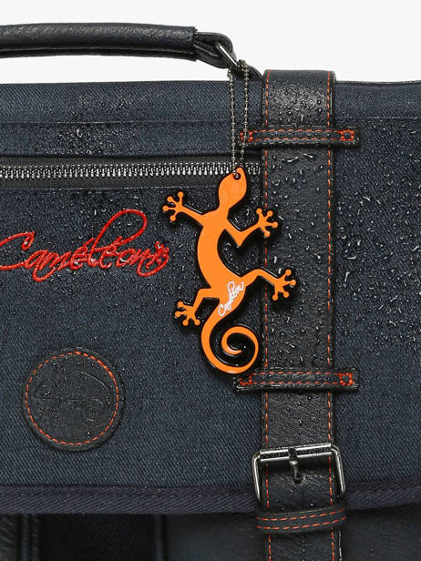 Satchel For Kids 2 Compartments Cameleon Blue vintage urban CA35 other view 6