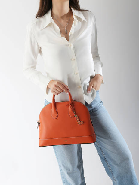 Handbag Belleville Leather Lancel Orange belleville A13736 other view 1