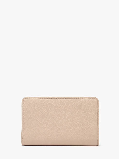 Compact Leather Ninon Zip Wallet Lancel Beige ninon A11123 other view 2