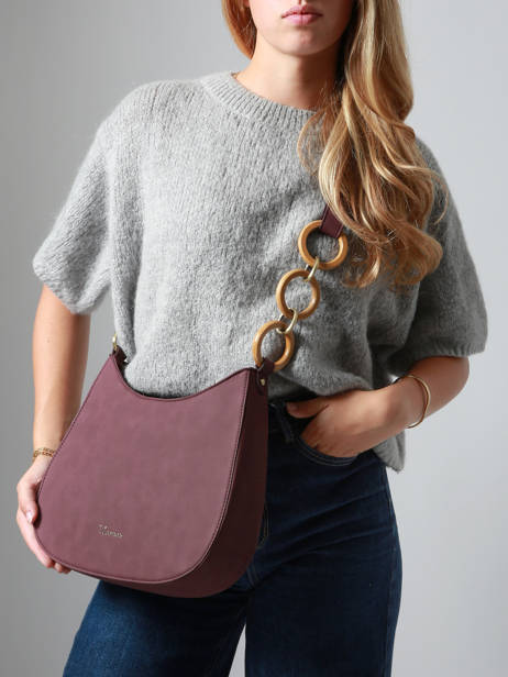 Shoulder Bag Heliconia Woomen Violet heliconia WHEL01 other view 1