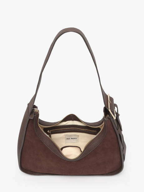 Sac Porté épaule La Suite Cuir Paul marius Marron la suite VICTOSUI vue secondaire 2