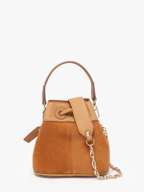 Shoulder Bag La Suite Leather Paul marius Orange la suite CAPUXSUI other view 3