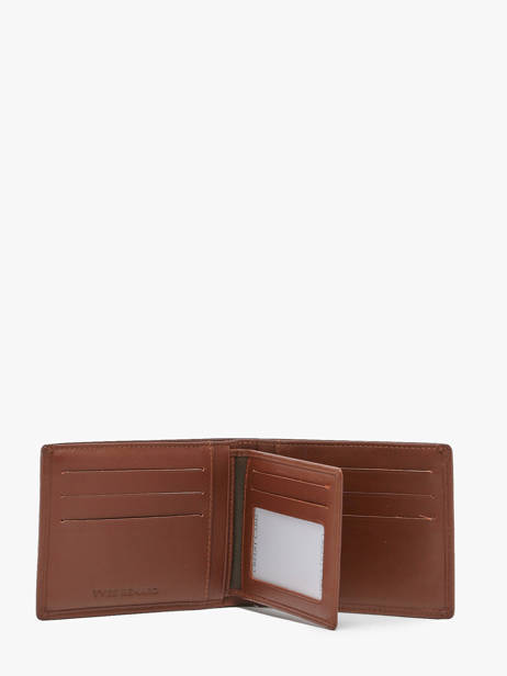 Wallet Leather Yves renard Brown smooth 1574 other view 1