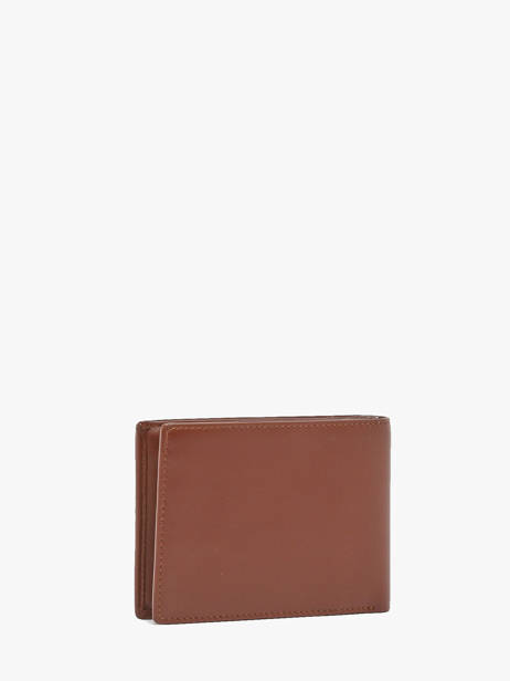 Wallet Leather Yves renard Brown smooth 1574 other view 2