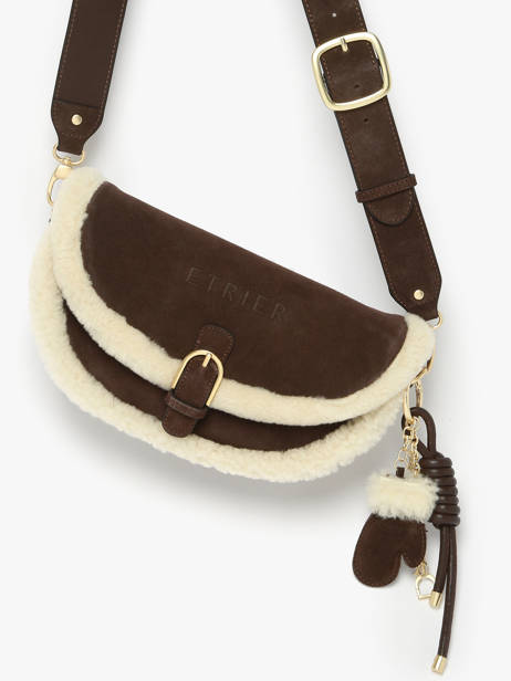 Sac Bandoulière Alpin Cuir Etrier Marron alpin EALP050S vue secondaire 2