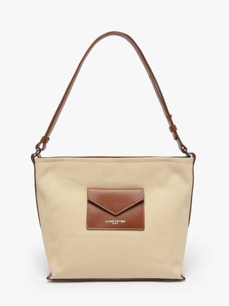 Shoulder Bag Canvas Kba Lancaster Beige canvas kba 51