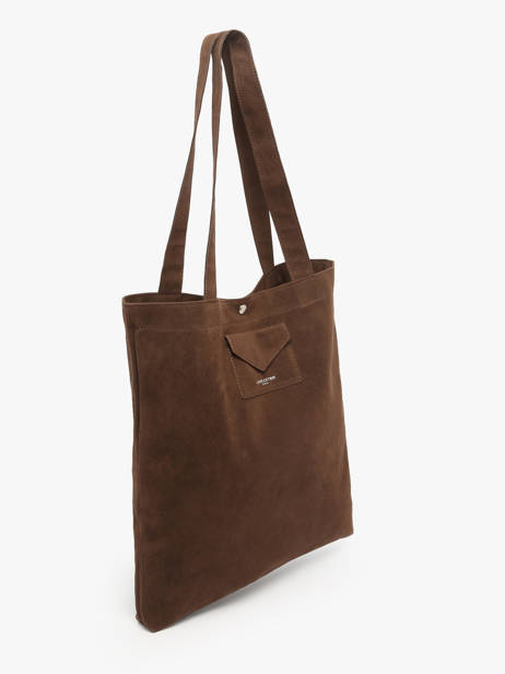 Shoulder Bag Suedine Kba Lancaster Brown suedine kba 61 other view 2