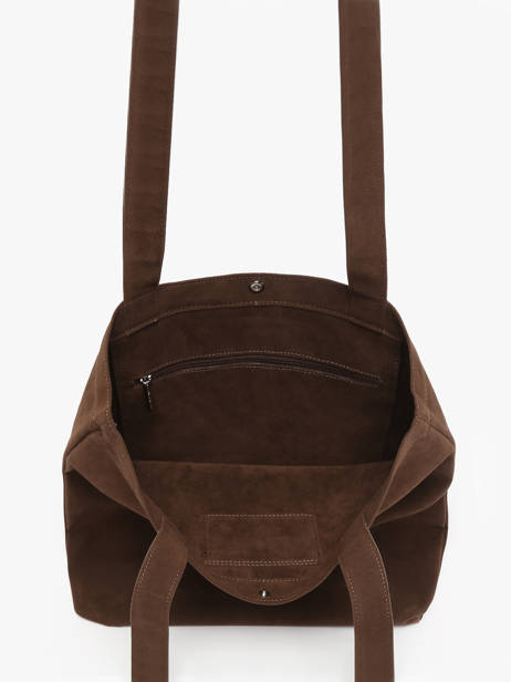 Shoulder Bag Suedine Kba Lancaster Brown suedine kba 61 other view 3