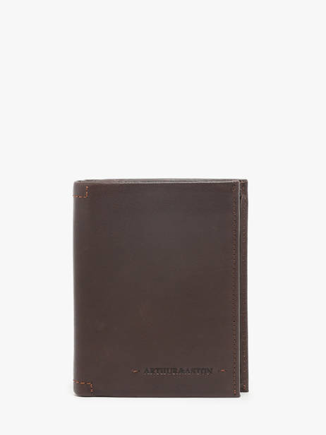 Leather Arthur Wallet Arthur & aston Brown johany 127