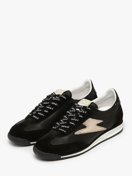 Sneakers Joyce In Leather Semerdjian Black women JOYCE other view 2