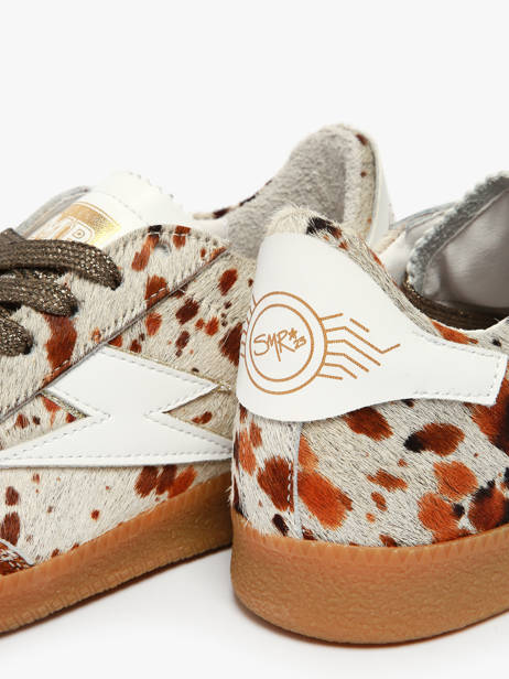 Sneakers Aslan In Leather Semerdjian Multicolor women ASLAN other view 3