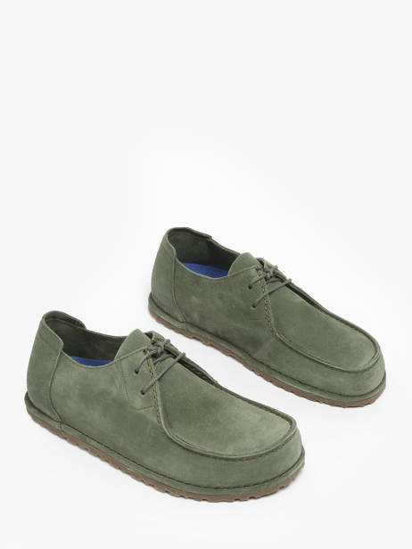 Derby Shoes Utti In Leather Birkenstock Green men 1030109 other view 2