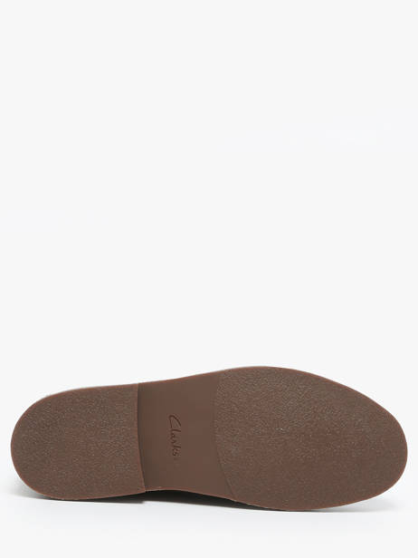 Boots Desert In Leather Clarks Green men 26183838 other view 5