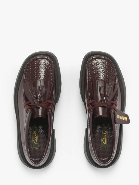 Derby Shoes Torview In Leather Clarks Brown women 26184948 other view 4