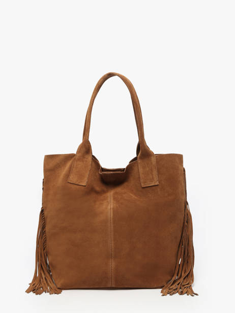 Shoulder Bag Velvet Milano Brown velvet VE241114 other view 4