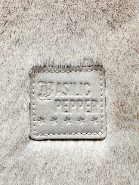 Sac Porté épaule A4 Basilic pepper Beige alaska BALS03 vue secondaire 5