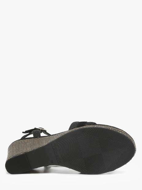 Wedge Sandals In Leather Tamaris Black women 44 other view 4