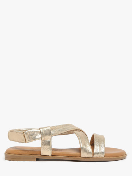 Sandales En Cuir Tamaris Or women 44