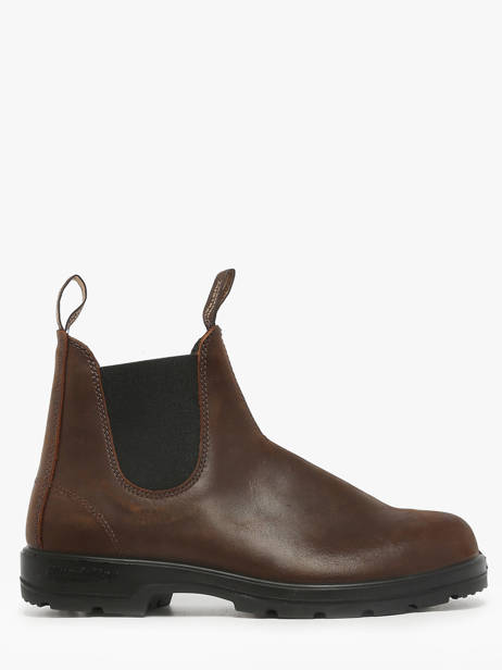 Chelsea Boots  En Cuir Blundstone Marron men 1609