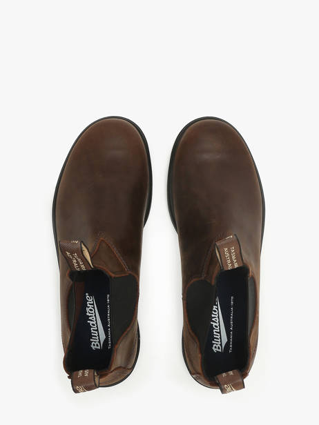 Chelsea Boots  En Cuir Blundstone Marron men 1609 vue secondaire 4