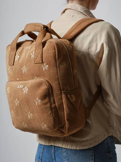 1 Compartment Backpack Roxy Brown back to school RJBP4933 other view 1