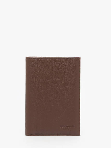 Portefeuille Cuir Hexagona Marron confort 461013