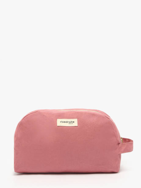 Recycled Coton Hermel Toiletry Bag Rivedroite Pink timeless HERMETIM