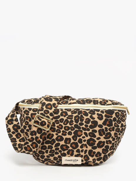 Recycled Cotton Custine Xl Belt Bag Rivedroite Brown forever wild CUSTXFOR