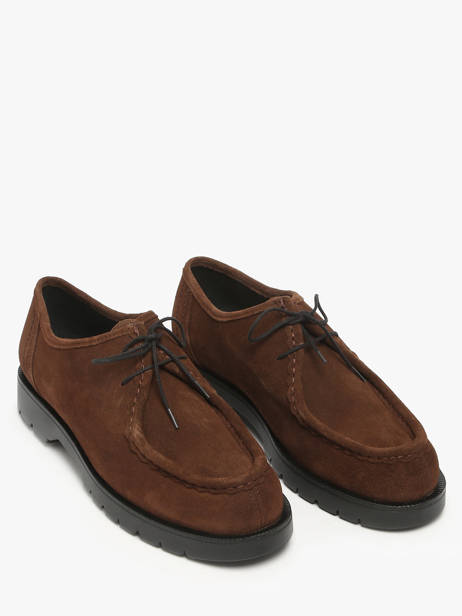 Derby Shoes In Leather Kleman Brown men PADRORVV other view 1